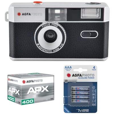 AgfaPhoto 603000 Appareil Photo analogique réutilisable Noir AgfaPhoto 603000 Appareil Photo analogique réutilisable Noir
