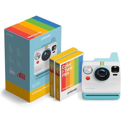 Polaroid Fotocamera istantanea NOW Gen 3 Pacchetto fotocamera blu artico + pellicola a colori (16 foto) Polaroid Fotocamera istantanea NOW Gen 3 Pacchetto fotocamera blu artico + pellicola a colori (16 foto)