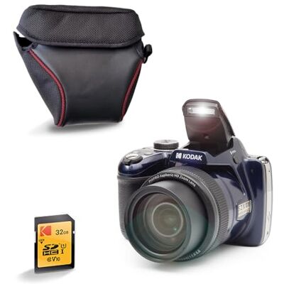 Kodak Pixpro Astro Zoom AZ528 Fotocamera digitale Bridge, Zoom X52, grandangolo da 24 mm, 16 Megapixel CMOS, LCD da 3", Wi-FI, Rafale 6 i/s, controllo senza fili Kodak Pixpro Astro Zoom AZ528 Fotocamera digitale Bridge, Zoom X52, grandangolo da 24 mm, 16 Megapixel CMOS, LCD da 3", Wi-FI, Rafale 6 i/s, controllo senza fili