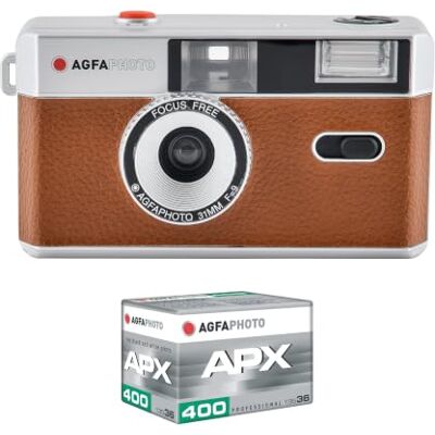 AgfaPhoto Fotocamera analogica riutilizzabile Marrone AgfaPhoto Fotocamera analogica riutilizzabile Marrone
