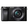 Sony Alpha 6100L Kit Fotocamera Digitale Mirrorless con Obiettivo Intercambiabile SELP 16-50mm, Sensore APS-C, Video 4K, Real Time Eye AF, Real Time Tracking, ILCE6100B + SELP1650, Nero