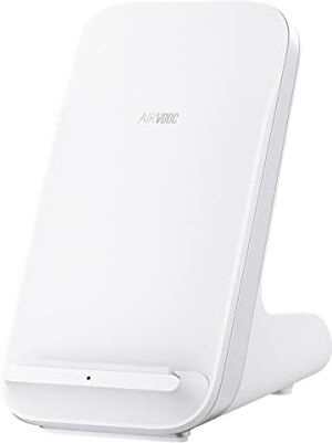 Oppo Caricabatterie ORIGINALE Wireless Caricatore a Induzione Senza Fili, Ricarica Rapida 50W, compatibile con  Find X5 PRO e tutti gli smartphones con ricarica wireless, Colore Bianco