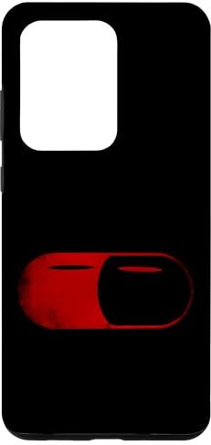 Alpha Custodia per Galaxy S20 Ultra Cool capsula rossa vintage pillola, rosso pilled alfa