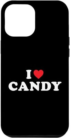 Custodia per iPhone 14 Pro Max Candy Nome Regalo I Heart Candy I Love Candy