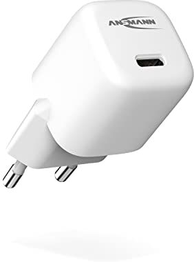 Ansmann Home Charger HC120PD mini USB-C Ladegerät Power Delivery Stecker für iPhone 13/13 mini/13 Pro Max/12/12 mini/iPad Nanocharger 20W