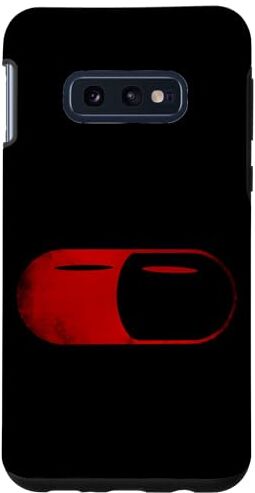 Alpha Custodia per Galaxy S10e Cool capsula rossa vintage pillola, rosso pilled alfa