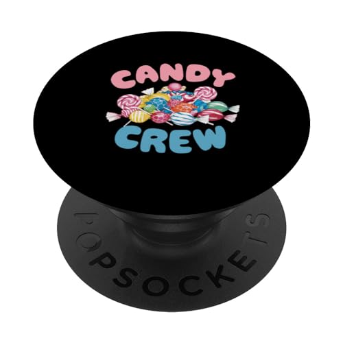 Candy Crew Party Lover Festa di Halloween, simpatico dolcetto o dolcetto PopSockets PopGrip Intercambiabile