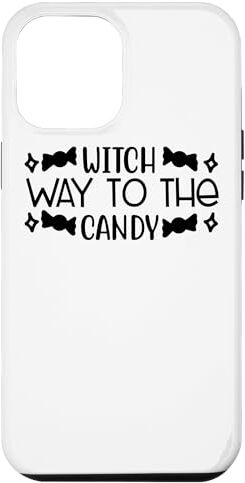 Candy Custodia per iPhone 12 Pro Max Strega Via per la caramella Divertente Halloween