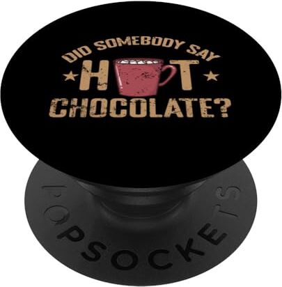 Candy Qualcuno ha detto cioccolata calda? Latte intero PopSockets PopGrip Intercambiabile