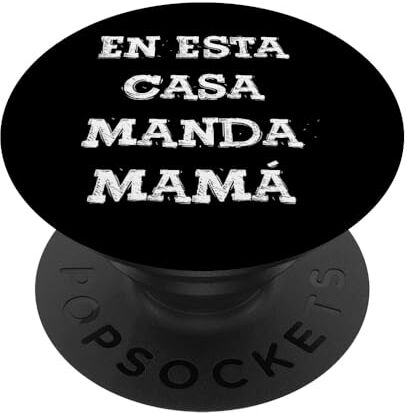 YO! En esta casa manda mamá Citazione divertente madre spagnola PopSockets PopGrip Intercambiabile