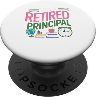 Retired Principal I Love My Principal Sono un preside in pensione e amo il mio nuovo programma PopSockets PopGrip Intercambiabile