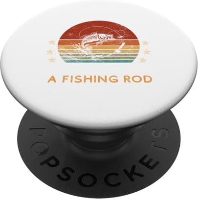 Tee la passione di pesca del vecchio: ricerca senza tempo della serenità PopSockets PopGrip Intercambiabile