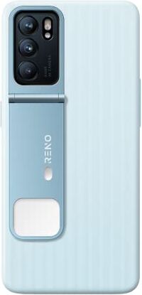 Oppo Cover Reno 6 ORIGINALE, Custodia per cellulare 16,3 cm (6.4") Cover con Funzione Flash, Colore Blu