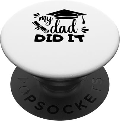 Mitac Bambini Mio padre l'ha fatto Laureato Laurea Bambini PopSockets PopGrip Intercambiabile