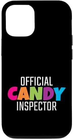 Custodia per iPhone 12/12 Pro Candy ufficiale Candy Inspector Halloween Dolcetto O scherzetto