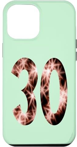 Zodiac Custodia per iPhone 14 Pro Max Numero Trenta 30