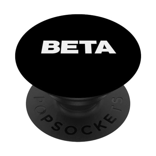 Alpha Beta Maschio   Design semplice che dice la parola Beta PopSockets PopGrip Intercambiabile