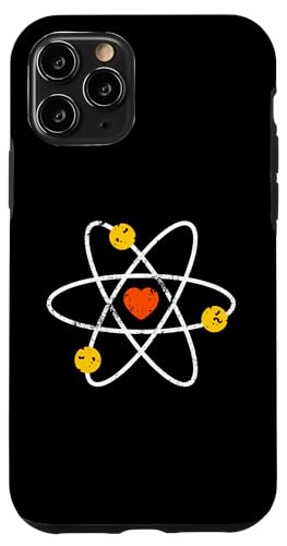 Custodia per iPhone 11 Pro Atomic Symbol Molecola con gli scienziati del cuore STEM insegnanti