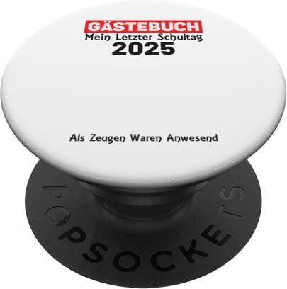 Mitac Guestbook Guestlist Il ultimo giorno scuola 2025 Graduation PopSockets PopGrip Intercambiabile