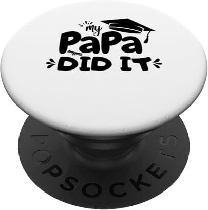 Mitac Bambini L'ha fatto mio padre Laureato Laurea Bambini PopSockets PopGrip Intercambiabile