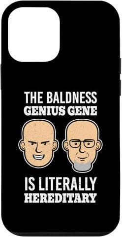 Custodia per iPhone 12 mini Taglio Calvo Geni Genius Intelligente Ragazzi Calvi Hairless Acconciatura