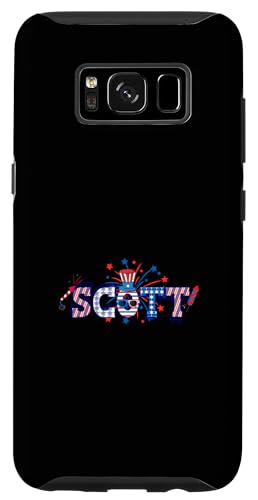 Custodia per Galaxy S8 Nome personalizzato Scott 4 luglio