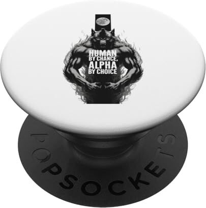 Umano Per Caso Alpha Per Scelta Divertente Alpha PopSockets PopGrip Intercambiabile