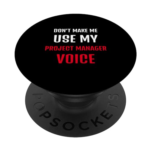 Pro-Ject Divertente Project Manager Detto PopSockets PopGrip Intercambiabile