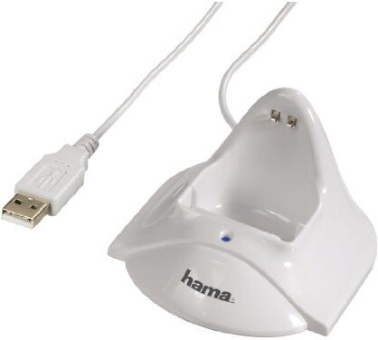 Hama , Charging Station per WiiMote, Base di Ricarica Giochi Wireless NiMH 1200 mAh