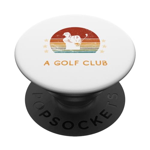 Tee la passione del vecchio golf club: altalena senza tempo di saggezza PopSockets PopGrip Intercambiabile
