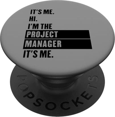 Pro-Ject Sono io Ciao Sono il Project Manager Sono io PopSockets PopGrip Intercambiabile