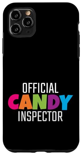 Custodia per iPhone 11 Pro Max Candy ufficiale Candy Inspector Halloween Dolcetto O scherzetto
