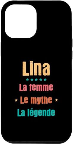 Mitac Custodia per iPhone 12 Pro Max Lina La donna Il mito La leggenda originale