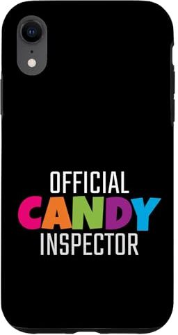 Custodia per iPhone XR Candy ufficiale Candy Inspector Halloween Dolcetto O scherzetto