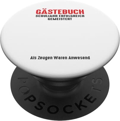 Mitac Guestbook Guestlist Il mio ultimo giorno scuola Graduation PopSockets PopGrip Intercambiabile