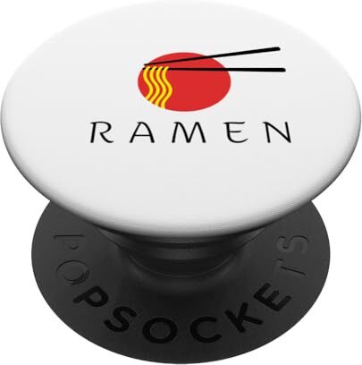 ART Grafica del logo di Ramen Noodles PopSockets PopGrip Intercambiabile