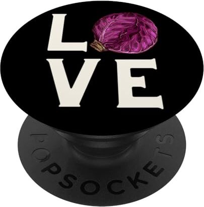 Unique Simpatico cavolo d'amore per gli amanti del cavolo regalo PopSockets PopGrip Intercambiabile