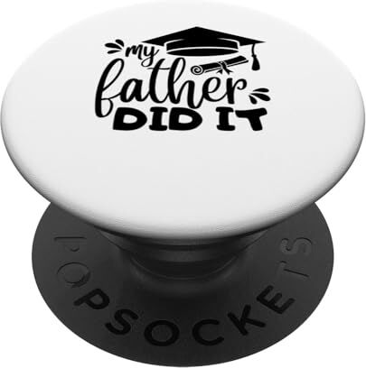 Mitac Bambini L'ha fatto mio padre Laureato Laurea Bambini PopSockets PopGrip Intercambiabile