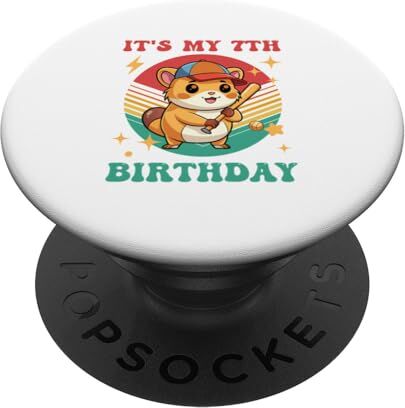 Mitac È il mio settimo compleanno, ragazzi e ragazze, anniversario PopSockets PopGrip Intercambiabile