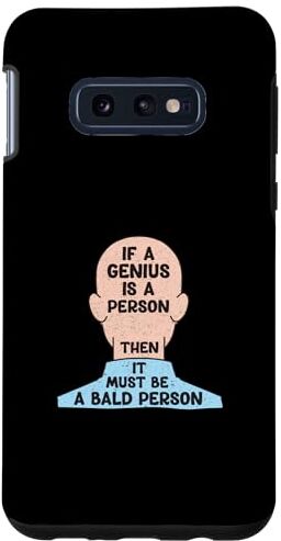 Custodia per Galaxy S10e Taglio Calvo Geni Genius Intelligente Ragazzi Calvi Hairless Acconciatura