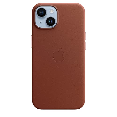 Apple Custodia MagSafe in pelle per iPhone 14 Terra d’ombra ​​​​​​​