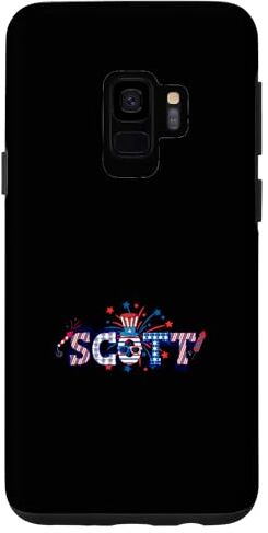 Custodia per Galaxy S9 Nome personalizzato Scott 4 luglio