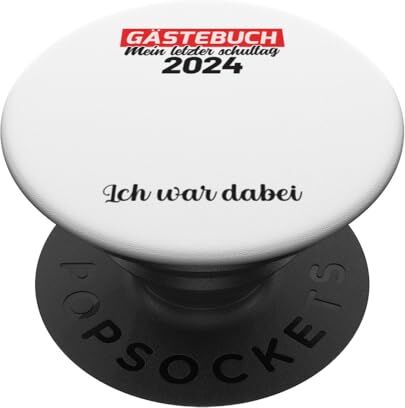 Mitac Guestbook Guestlist Il ultimo giorno scuola 2024 Graduation PopSockets PopGrip Intercambiabile