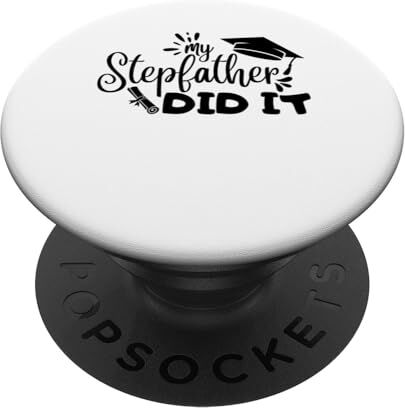 Mitac Il mio patrigno lo ha fatto Laureato Laurea Bambini PopSockets PopGrip Intercambiabile