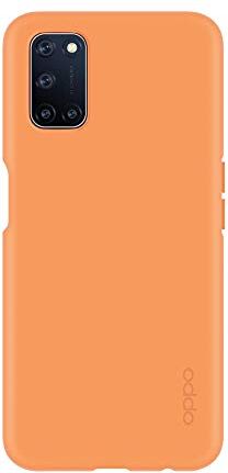 Oppo Cover in silicone liquido A52 e A72, colore: Arancione