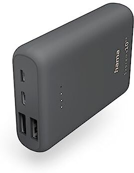 Hama Power Bank “Supreme 10HD”, 10000 mAh, nero