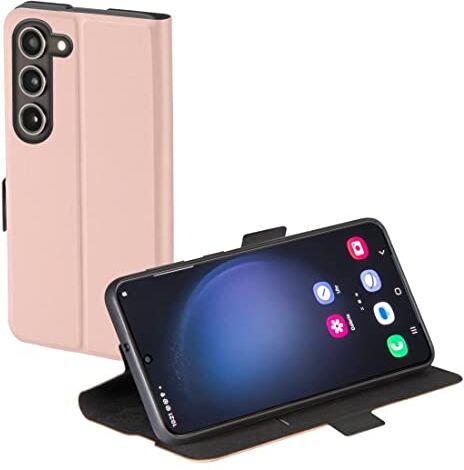 Hama custodia per Samsung Galaxy S23+ (custodia, custodia per telefono, custodia, custodia, portafoglio, chiusura magnetica, supporto) rosa