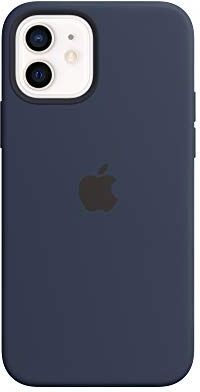 Apple Custodia MagSafe in Silicone (per iPhone 12   iPhone 12 Pro), Deep Navy