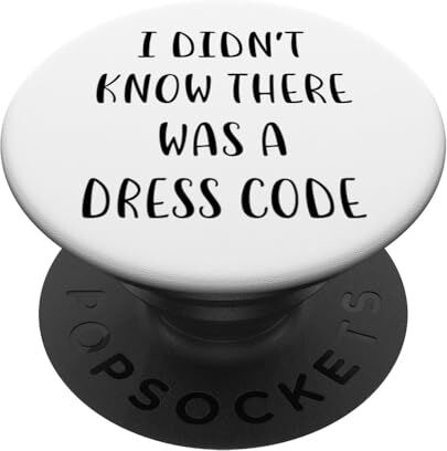 YO! Non sapevo che ci fosse un codice di abbigliamento Funny White Lie Party PopSockets PopGrip Intercambiabile