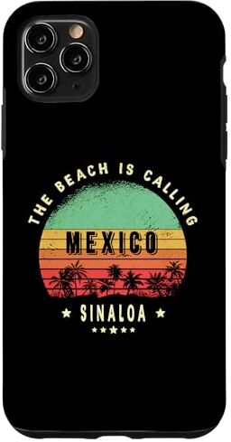 Dell Custodia per iPhone 11 Pro Max Sinaloa Messico Viaggio Spiaggia Costa del Pacifico